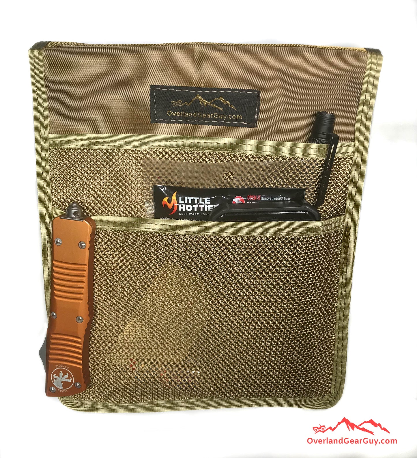 Overland Gear Guy Jeep Grab Handle Mesh Flat Pocket