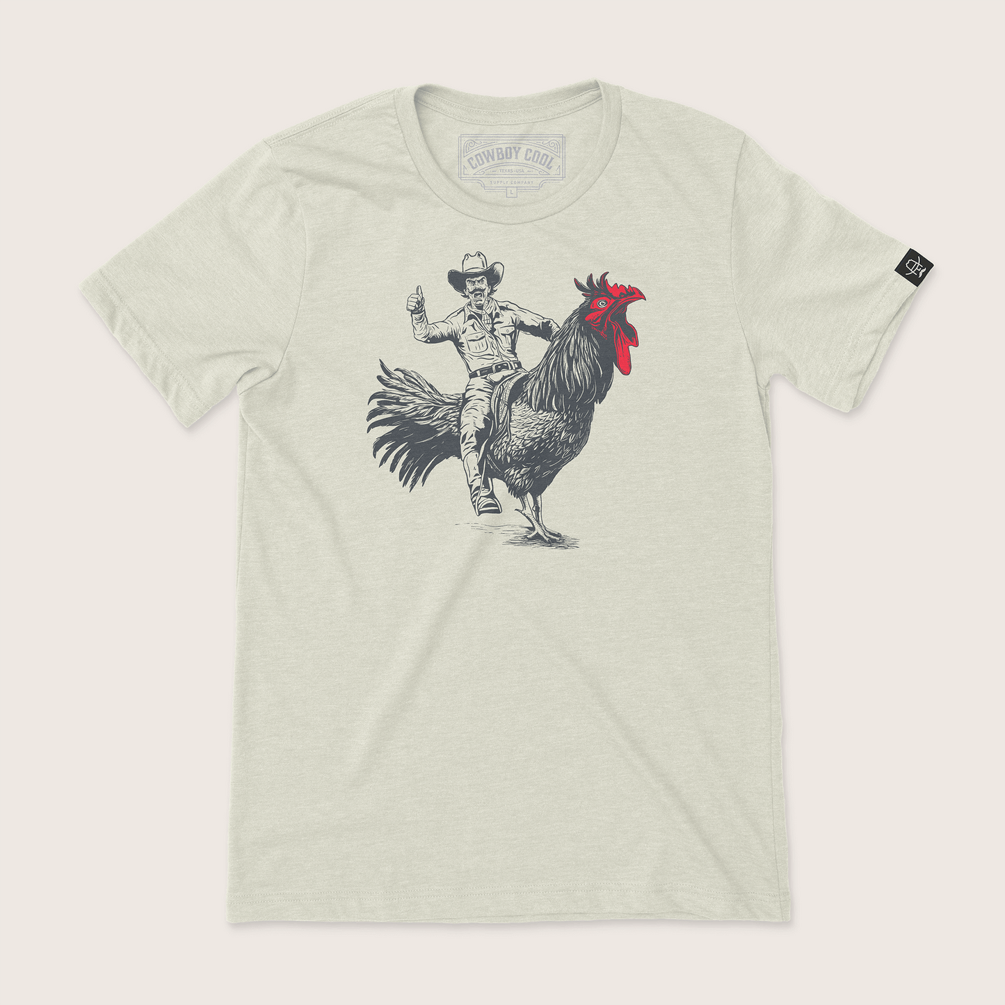 Cowboy Cool Rooster Roundup T-Shirt