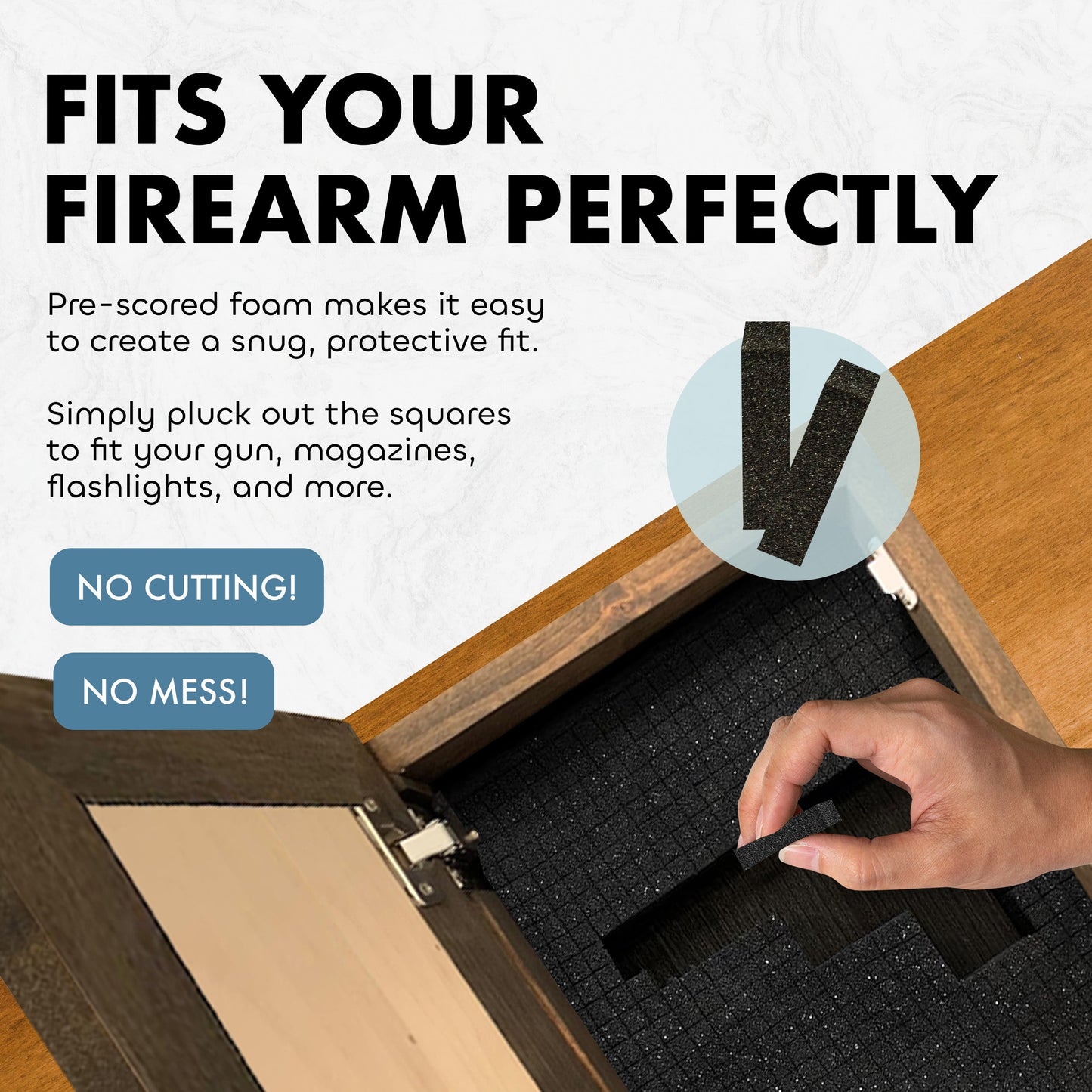 Bellewood Designs - Hidden Gun Cabinet Farmhouse Rooster