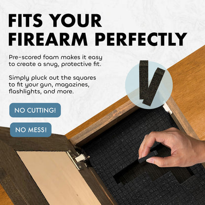 Bellewood Designs - Hidden Gun Cabinet Farmhouse Rooster