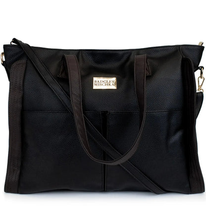 Badgley Mischka  Rose Vegan Leather Weekender Tote Bag