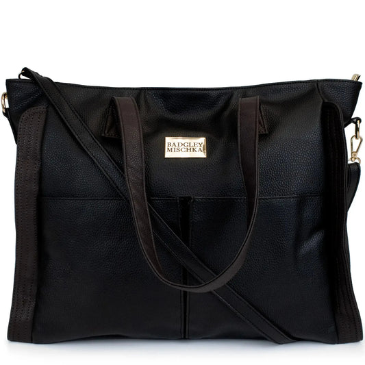 Badgley Mischka  Rose Vegan Leather Weekender Tote Bag