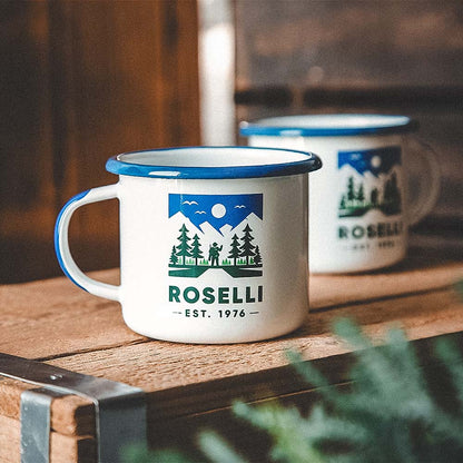 Roselli Mug White, Orange, Or Beige