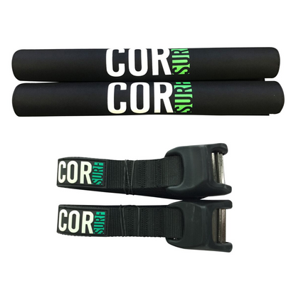 COR Surf Round Rack Pad and "No-Scratch" Tie Down Combo
