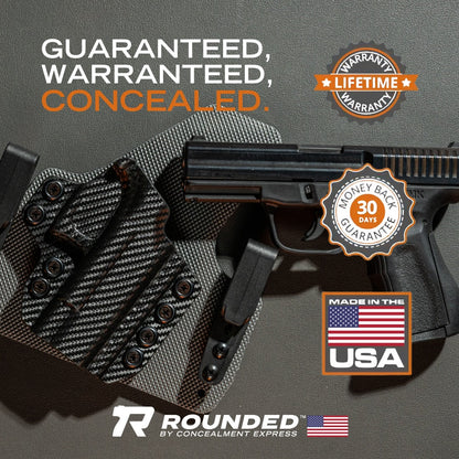 Rounded by Concealment IWB Holster fits: Glock 22 (Gen 5-6)