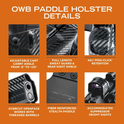 Rounded Gear Beretta M9 Paddle Holster