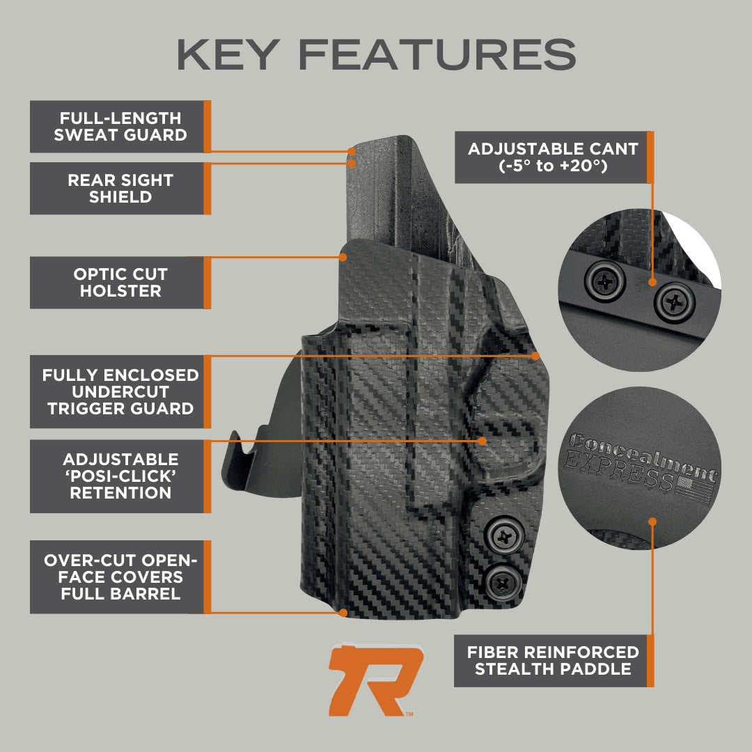 Rounded by Concealment Hi-Point C9 Paddle Holster