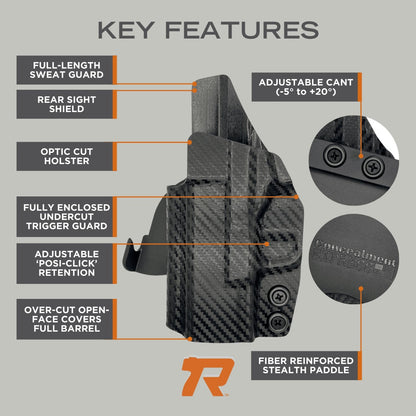 Rounded Gear Beretta M9 Paddle Holster