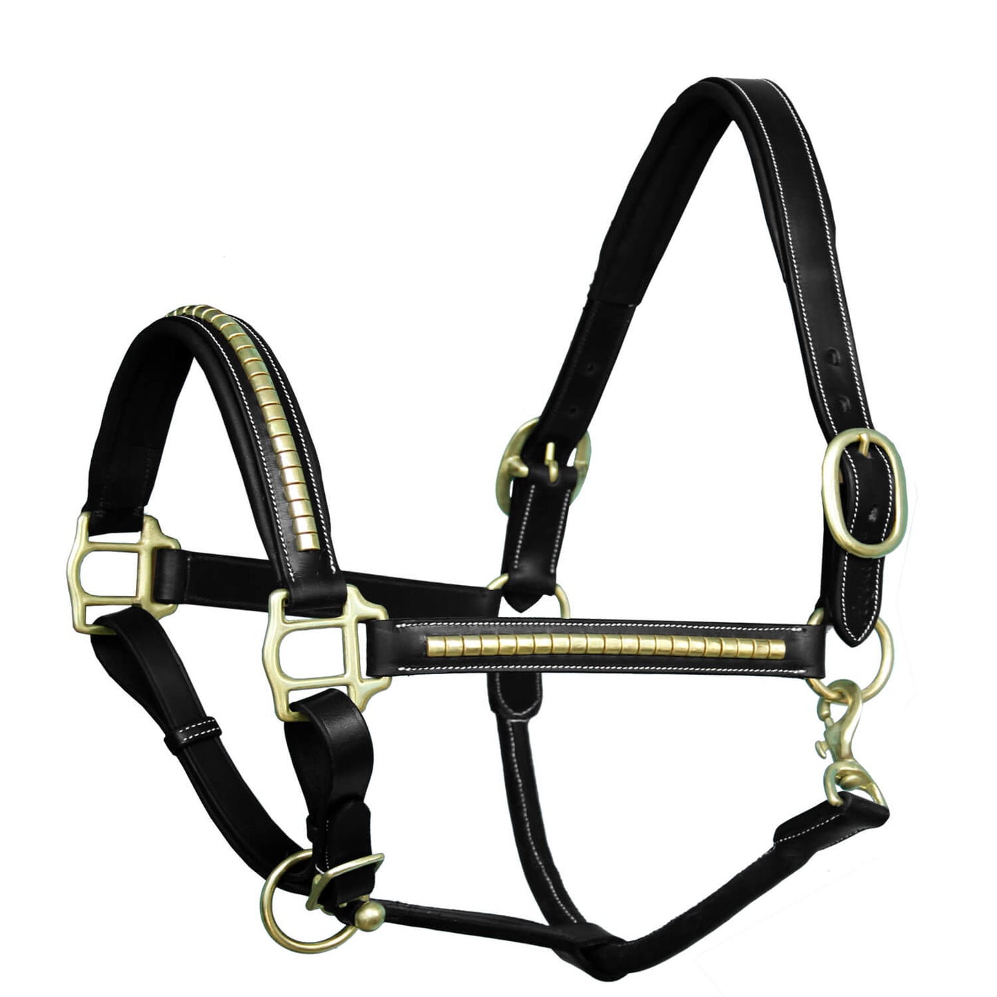 Bridles & Reins ExionPro Clincher Halter - Brass Hardware