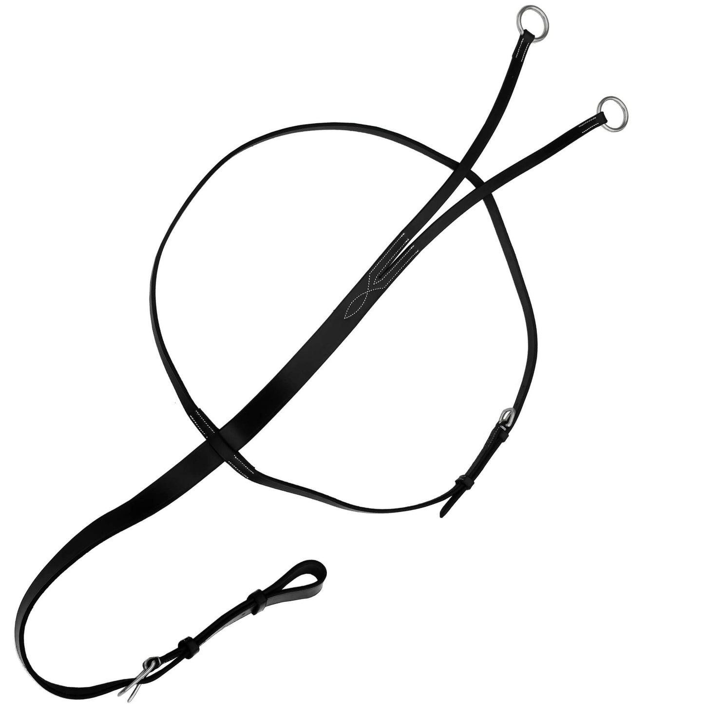 Bridles & Reins ExionPro Flat Leather Running Martingale