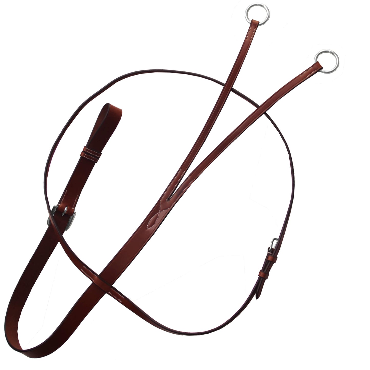 Bridles & Reins ExionPro Flat Leather Running Martingale