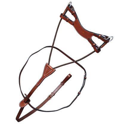 Bridles & Reins ExionPro Running Martingale with Round Elastic Fork