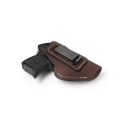 Relentless Tactical The Defender Leather IWB Holster - Fits Ruger LCP, LCP2, Sig P238, P290, S&W Bodyguard .380 and Most .380's - Lifetime Warranty - Made in USA