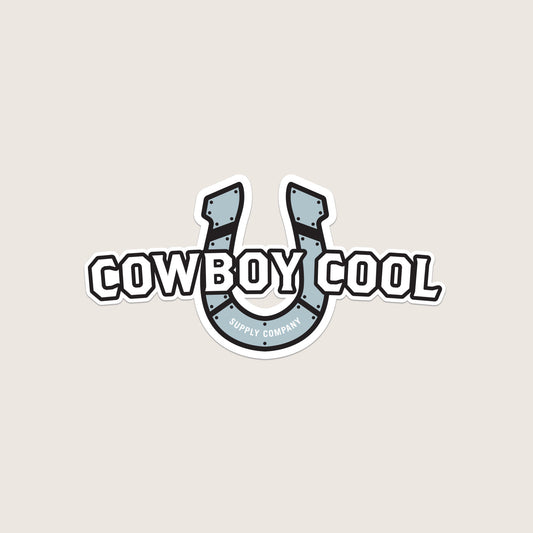 Cowboy Cool The Keg Sticker