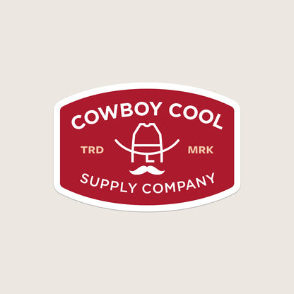 Cowboy Cool The  Buckle Sticker