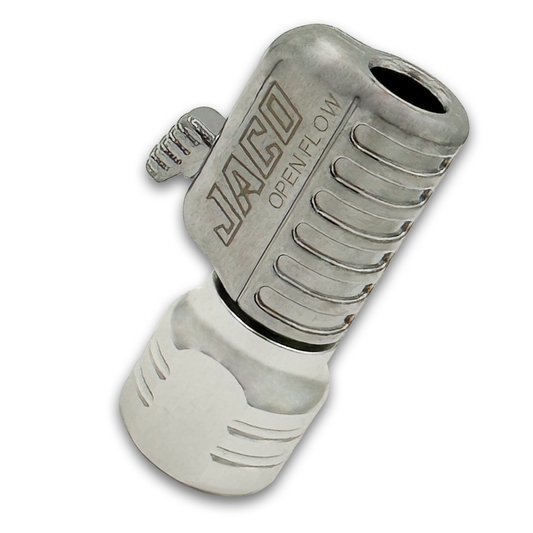 Jaco Lightning™ S2-Series Tire Air Chuck | Open Flow, 1/4" F-NPT (2 Pack)