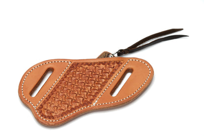 Texas Saddlery Saddle Tan Spider Knife Sheath