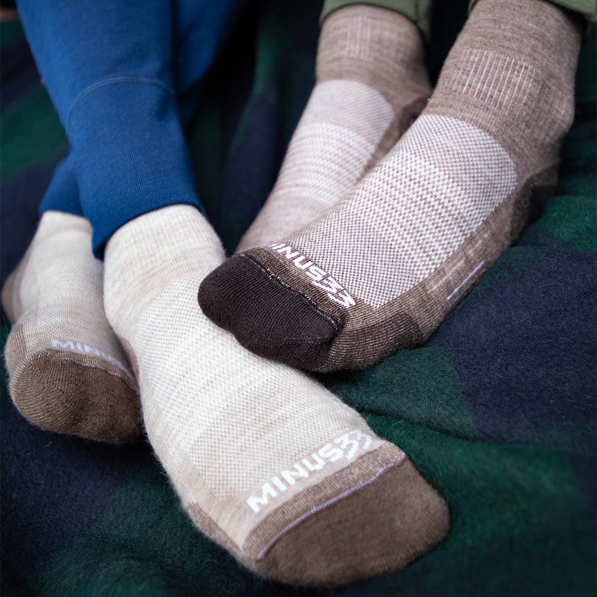 Minus33 Full Cushion - Mini Crew Wool Socks Mountain Heritage