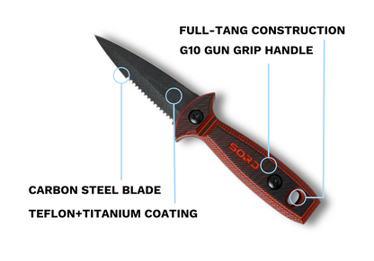 SORD Fishing  4" FREEDIVING KNIFE