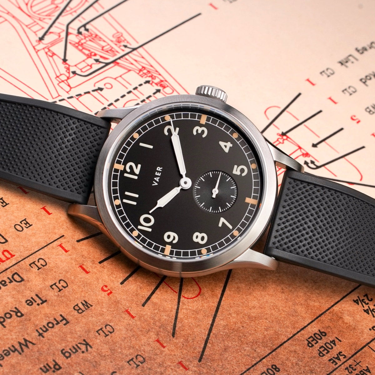 Vaer Watches S5 Dirty Dozen - 40mm Quartz