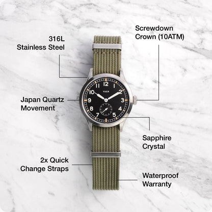 Vaer Watches S5 Dirty Dozen - 40mm Quartz