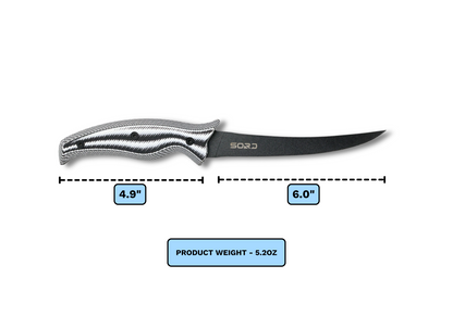 SORD 6" FILLET KNIFE - FLEXY