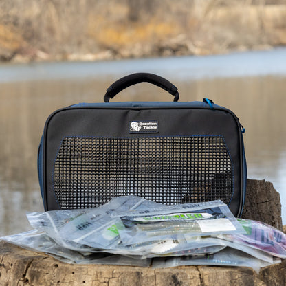 Reaction Tackle Breathable Mesh Bait Binder and Tackle Storage - New