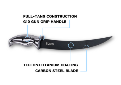 SORD Fishing  9" FILLET KNIFE - FLEXY