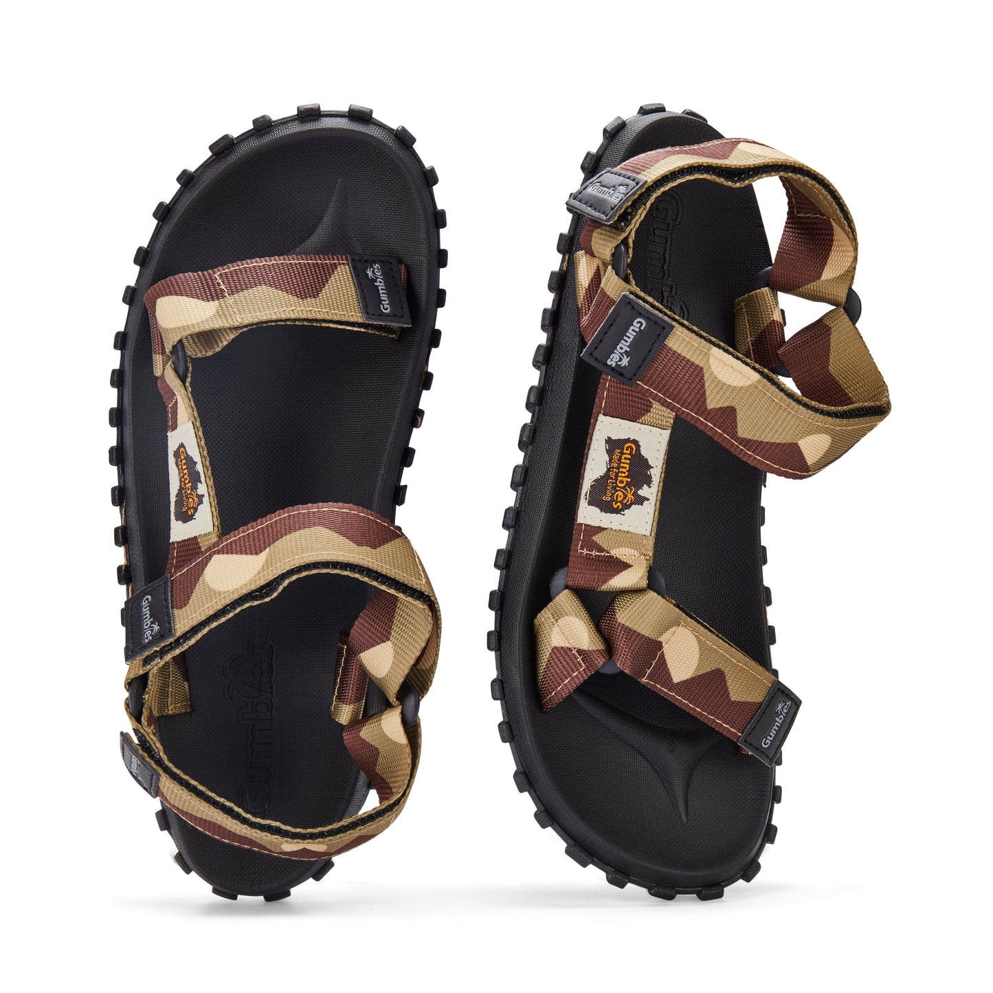 Gumbies Scrambler Sandals - Men's - Sand & Brown