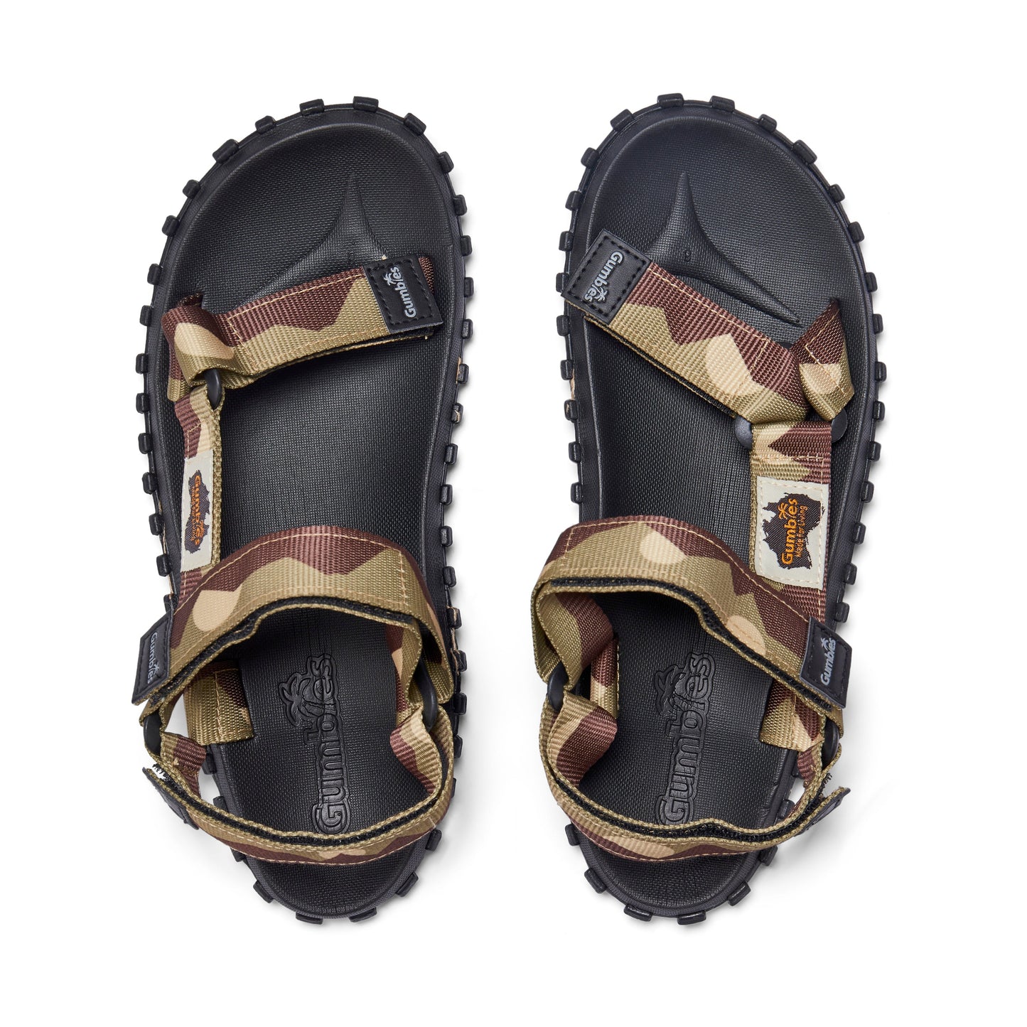 Gumbies Scrambler Sandals - Men's - Sand & Brown
