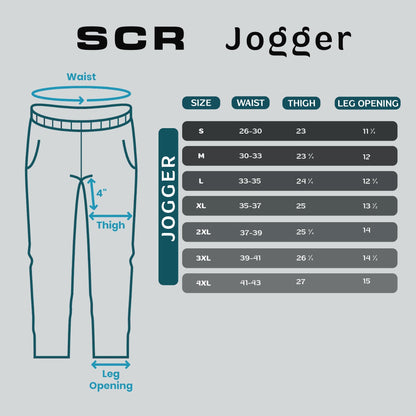 SCR Sportswear Ultimate Flex Jogger Sweatpants - (Regular Fit)