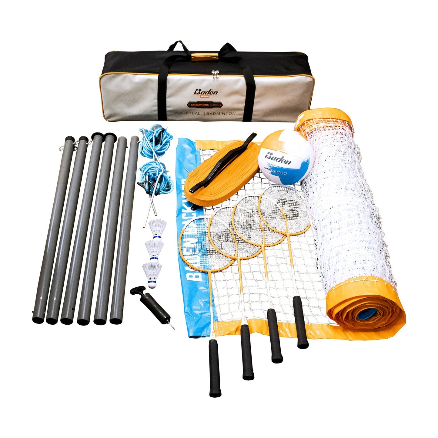 Baden Sports Champions Volleyball & Badminton Set