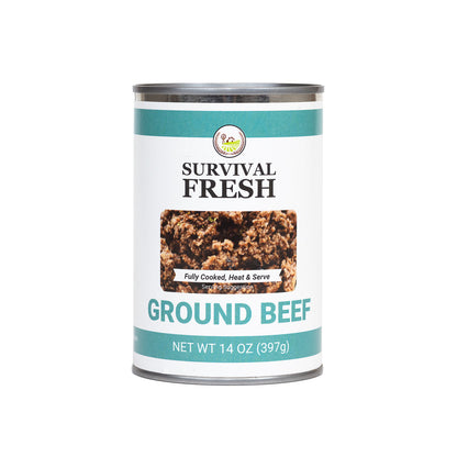 Survival Frog Ground Beef Canned Meat