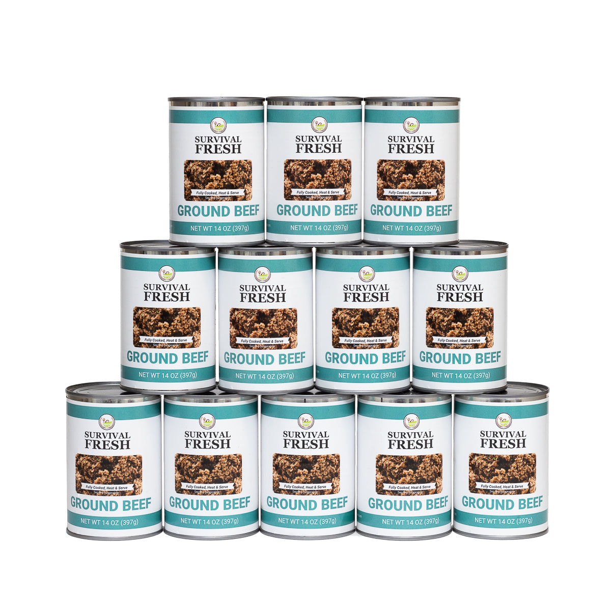 Survival Frog Ground Beef Canned Meat