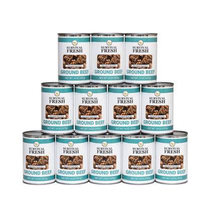 Survival Frog Ground Beef Canned Meat