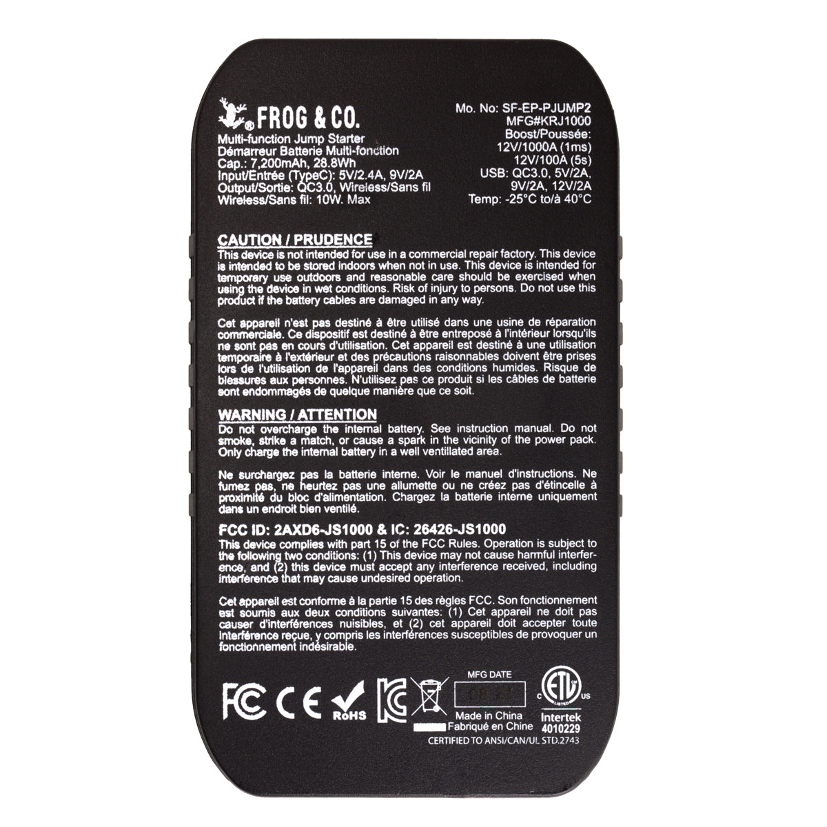 Survival Frog Pocket Jumper Pro 2.0