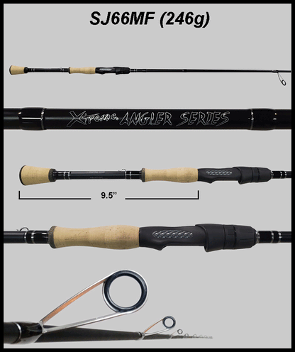 FX Custom Rods XAS 6'6" Medium Fast Spinning Rod