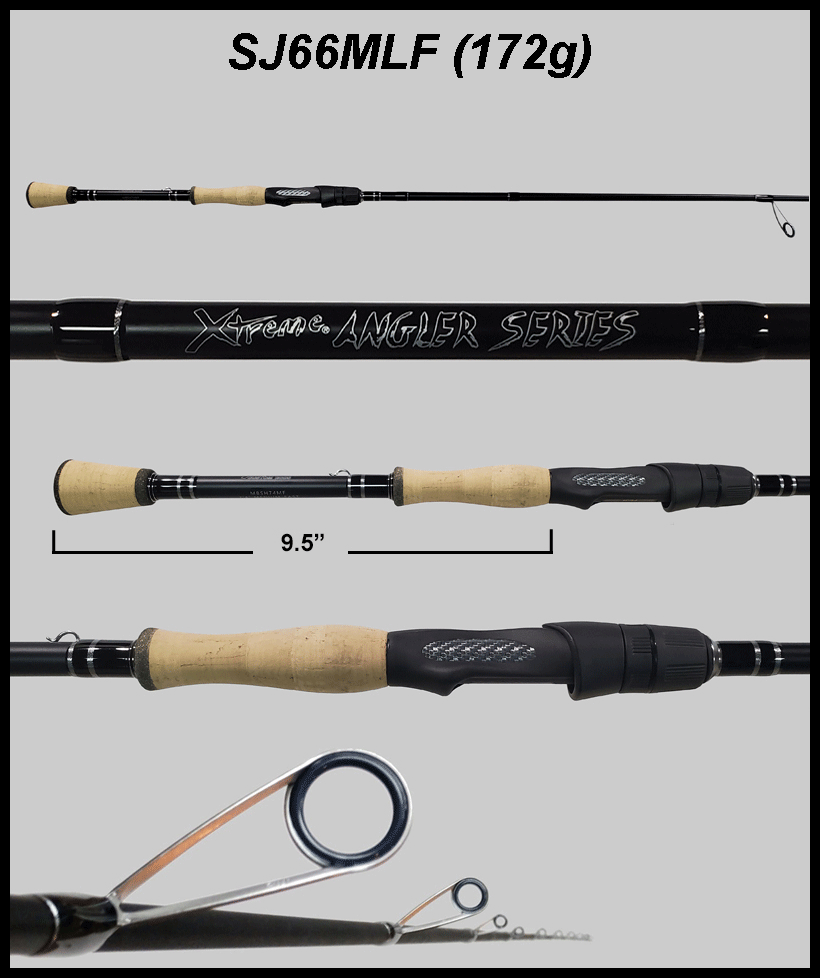 FX Custom Rods XAS 6'6" Medium-Light Fast Spinning Rod