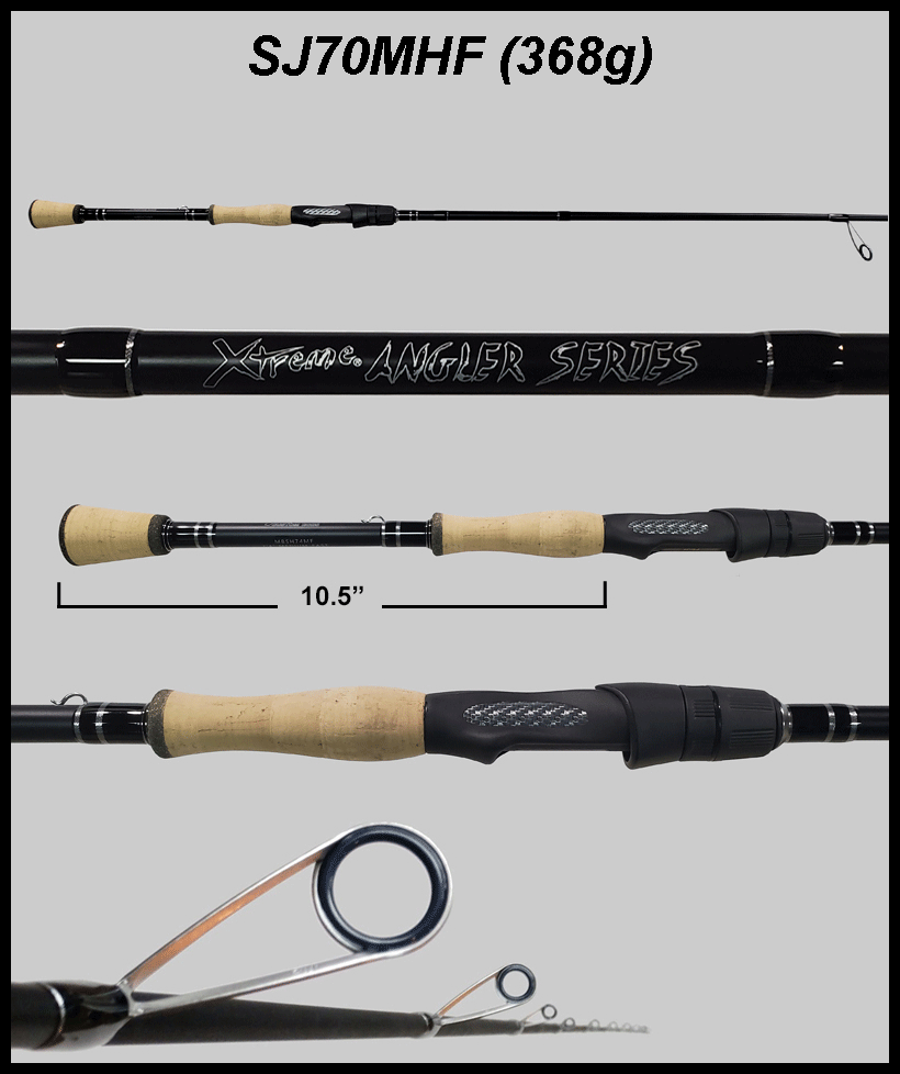 FX Custom Rods XAS 7'0" Medium Heavy Fast Spinning Rod