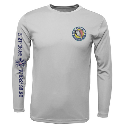 Siesta Key, FL Kraken Boy's Long Sleeve UPF 50+ Dry-Fit Shirt