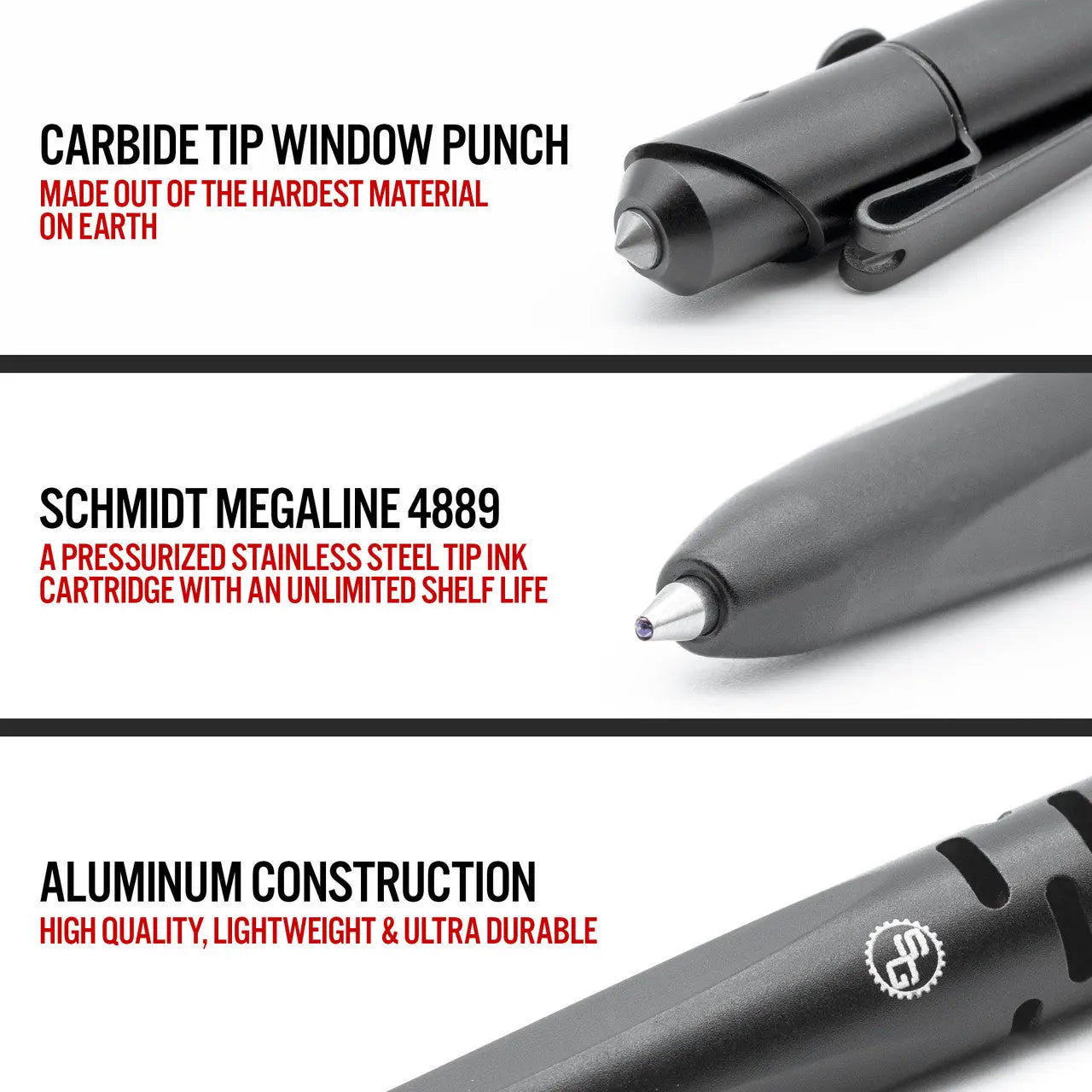 Clip & Carry SKRAWL Tactical Pen
