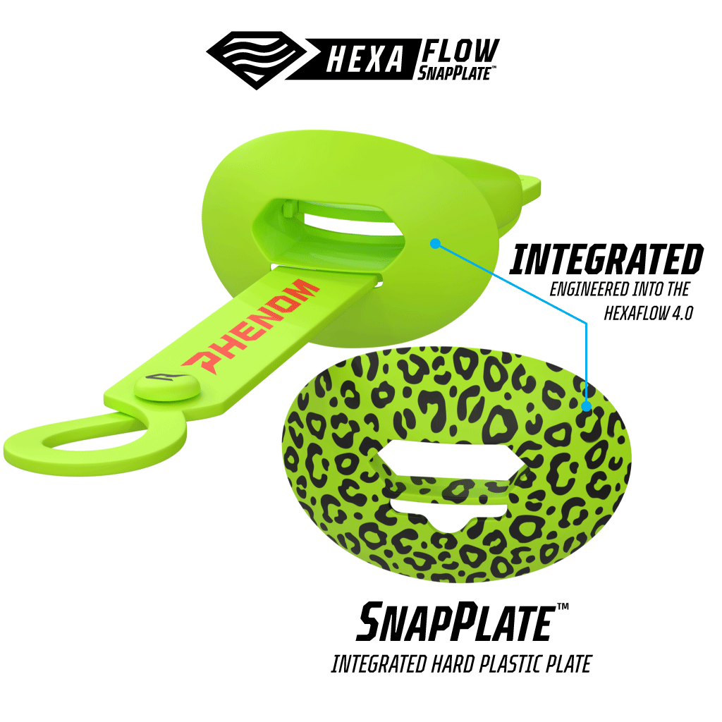 Phenom Elite HexaFlow 4.0 SnapPlate™ Mouthguard - Slime Leopard