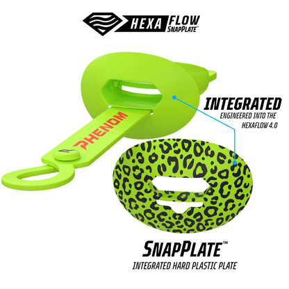 Phenom Elite HexaFlow 4.0 SnapPlate™ Mouthguard - Slime Leopard