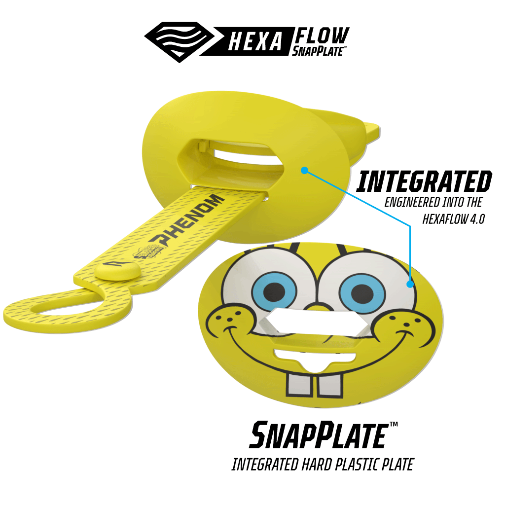 Phenom Elite HexaFlow 4.0 SnapPlate™ Mouthguard - Spongebob