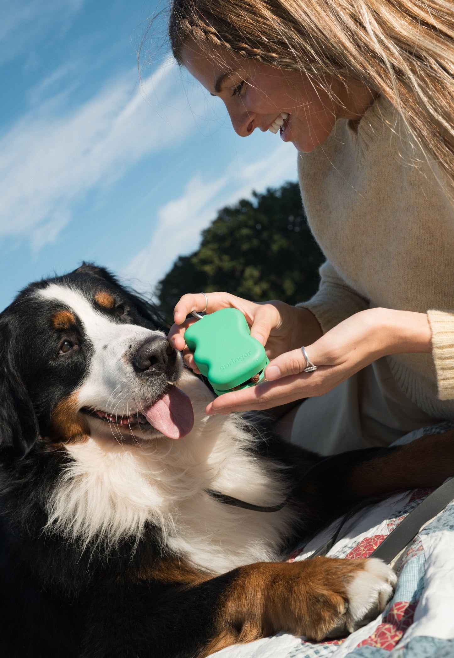 Springland Pets Silicone Dog Treat Dispenser