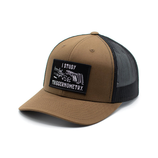 Shield Republic I Study Triggernometry Woven Patch Hat