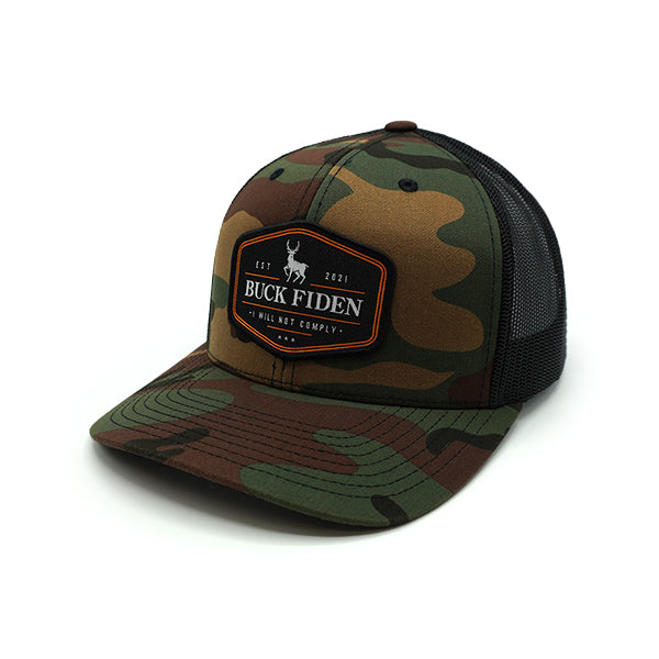 Shield Republic Buck Fiden Woven Patch Hat