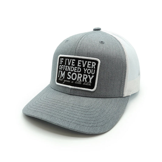 Shield Republic If I’ve Ever Offended You Woven Patch Hat