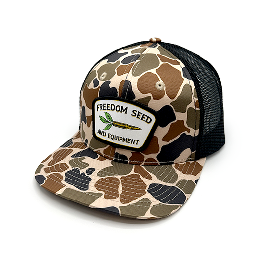 Shield Republic Freedom Seed and Equipment Woven Patch Hat