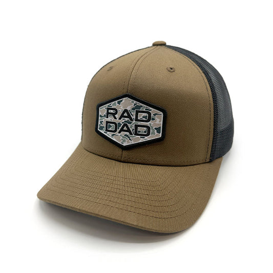 Shield Republic Rad Dad Duck Camo Woven Patch Hat